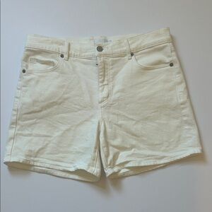 LOFT Women's White Jean Shorts